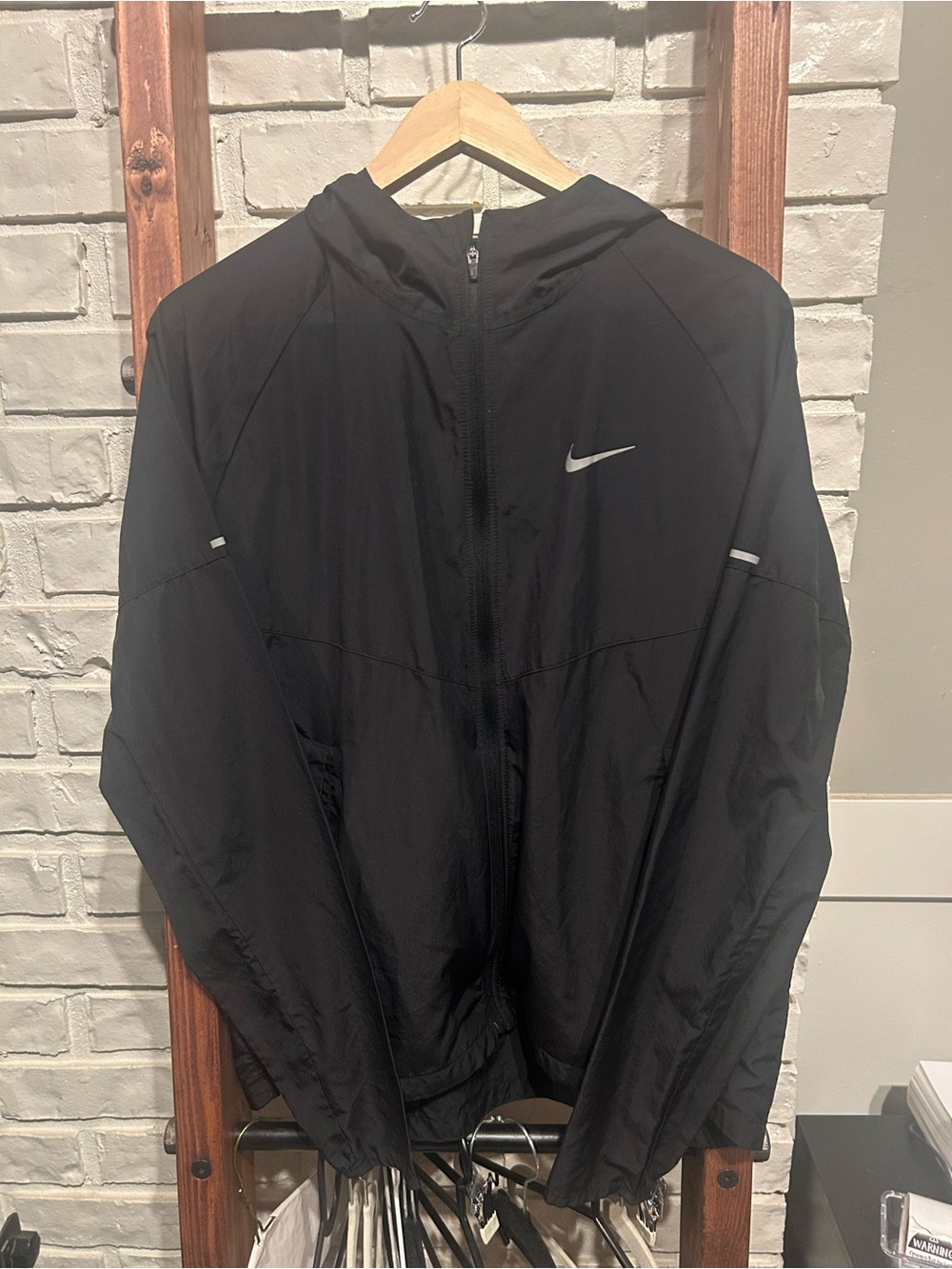 Nike Miler Repel Running Jacket DD4746-010 Size M Black